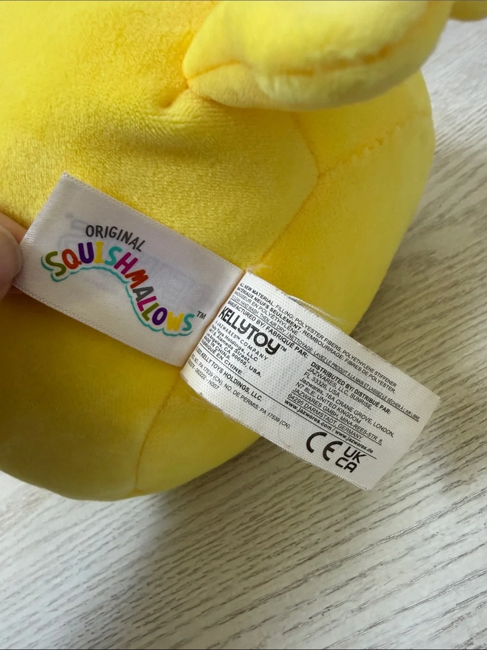 2022 8 Inch Peanuts Valentines Woodstock with Hearts Squishmallow Plush